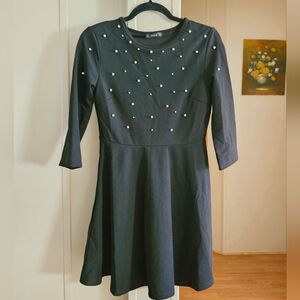 Shein Pearl Embellished Dress